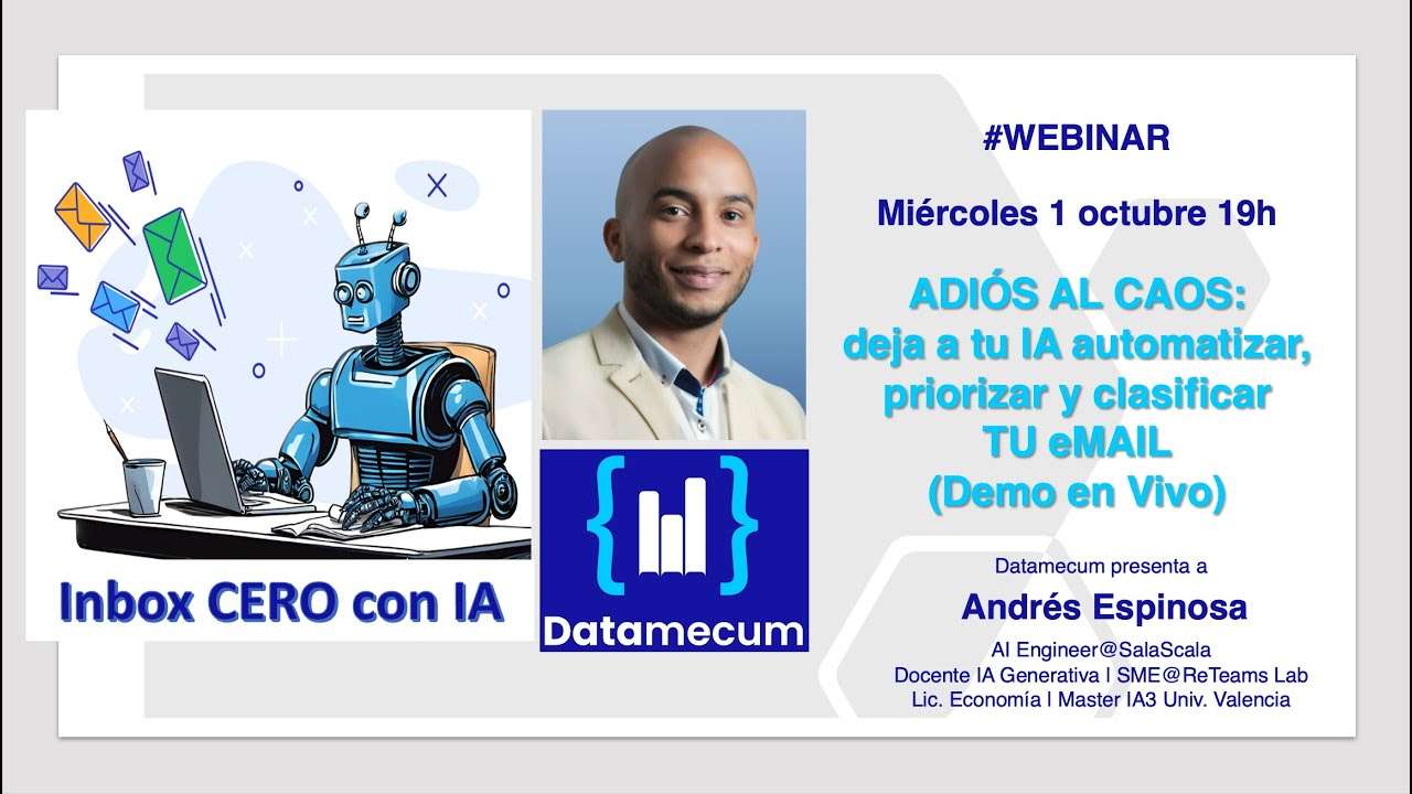 Ver Datamecum Webinar 2025 — Automatización de email con IA